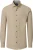 Redmond Flanellen Overhemd beige, Effen