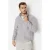 TRENDYOL MAN Heren Grijs Effen Lang Regular fit Vesten