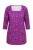 Ulla Popken Shirt  marine / roze gemêleerd