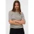 VERO MODA gestreepte top gebreid beige