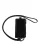 Dolce & Gabbana Zwarte Leren Logo Gecaptionneerde Lanyard Kaarthouder Portemonnee