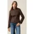 Oltre Short Suede-effect Jacket Brown