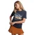 Gebloemd dames-T-shirt Superdry Logo Vintage Premium