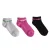 3er-Pack F1427 Unsichtbare Baumwollsocken für Mädchen