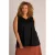 Colletta Plus Size top – zwart