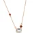 Orphelia ‘Fira’ Dames 925 Sterling Zilveren Ketting – Roze ZK-7571/RG