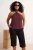 Trendyol Curve Dames Paars Gestructureerd Mouwloos Getailleerd Grote maten Blouses