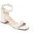 Elodie Bridal Lace Block Hak Sandaal