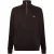 Lacoste Heren Sweatshirt met Kwart Ritssluiting van Katoenmix (Bruin)