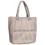 PIECES geruite shopper PCFULLA donkerbruin