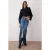 TRENDYOLMİLLA Dames Blauw Effen Maxi Kokerrok- rok Kokerrok- rok Rokken