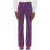 Moschino Flared Trousers In Pinstripes Print Twill Purple
