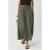 Elastische Taille Midi Rok met Zakken