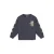 Daily7 oversized sweater met print – grijs