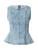 LEVI’S ® Top ‘Leighton Peplum Top’  blauw denim