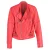 Joseph Bikerjack in Rood Leer