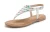 LASCANA Teenslipper  aqua / rosa / wit / parelwit