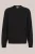 WE Fashion – Heren regular fit trui van merinowol – Regular fit – Zwart – Merino wol –