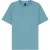 Boss Heren T-shirt met geribde kraag van C-Thompson (Lichtblauw)