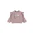 Dirkje oversized sweater met ruches – paars