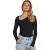 Norr Sherry knit top black –