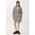 Oversized Haringbone Wol Katoenen Midi Overjas