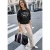 Sweatshirt met Loose Fit-pasvorm en tekst op folie