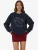 Hiccup Sweatshirt  nachtblauw / wit