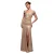 Damesjurk Goddiva Bardot Sequin Pleated