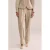 WE Fashion barrel broek met wol – beige