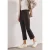 3/4 broek met flared pijpen in casual pasvorm