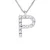 Collar ABC Diamonds 0,07 Cts letter “O” 18K wit