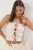 TRENDYOLMİLLA Dames Ecru Effen Mouwloos Getailleerd Blouses
