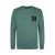 Petrol Industries regular fit sweater met print – teal green