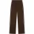 Malelions Women Contrast Straight Leg Sweatpants | Dark Brown