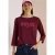 Shirt met 3/4-mouwen, boothals en print