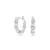 Swarovski Oorbellen – Matrix Ohrringe in silver