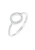 ELLI Ring ‘Geo’  zilver / transparant