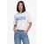FLURESK T-shirt met tekst – ecru