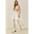 Hoge Taille Bloemige Maxi Rok met Rimpel Detail