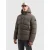 Pure Path gewatteerde jas bruin