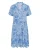 SAINT TROPEZ Zomerjurk ‘Eda’  ecru / azuur