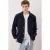 TRENDYOL MAN Heren Donkerblauw Effen Lang Regular fit Overhemden