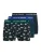 JACK & JONES Boxershorts ‘JACTODD FLOWER’  nachtblauw / spar / zwart / wit