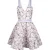Marcell von Berlin Womens Mvb Iconic Skater Dress Print / White