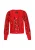 faina Gebreid vest  rood