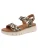 Tamaris Sandaal  lichtbeige / bruin / zwart