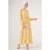 Maxi-Jurk met Patroon en Knoopsluiting