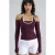 Slim Fit Gebreide Blouse met U-Hals en Contrastafwerking