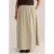 WE Fashion Curve midi rok beige